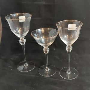 MIKASA SOPHISTICATED SET OF 12 VINTAGE GLASSES